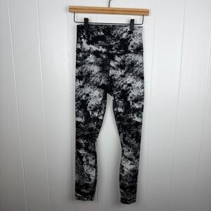 lululemon athletica Black & White Marble Print Leggings
